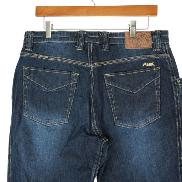 Mountain Khakis Jeans Mens 34x30 Blue Classic Fit Gusset Camo Pockets Stretch - Picture 4 of 14